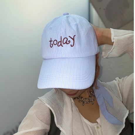 2607HW071(S) / Back Ribbon Stripe Cap（Blue）