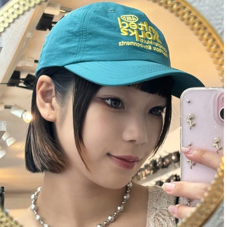 2604HW065(S) / Embroidery nylon Cap（Blue Green）
