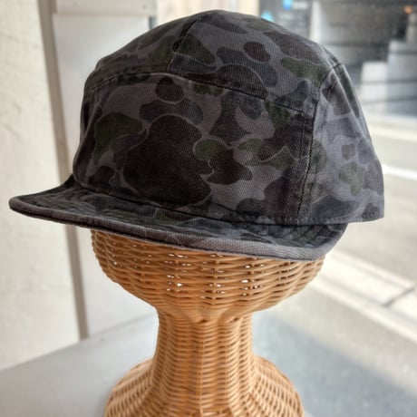 2604HW064(S) / Vintage Wash Camo Cap (Gray)