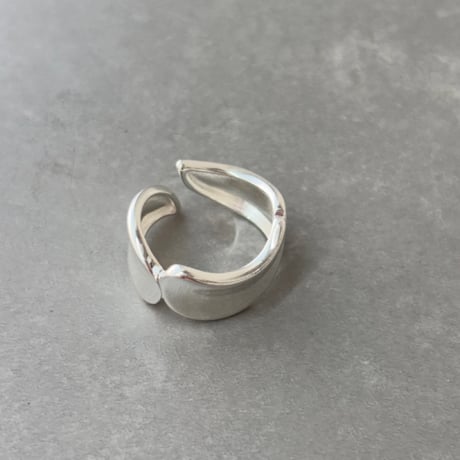 2610RG0845 / Wide Wave Chunky ring （Silver）