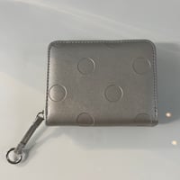2609GS077 (S)/ Embossed Dot Two-fold Wallet（Silver）
