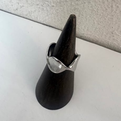 2608RG0822  / Wave volume ring（Silver）