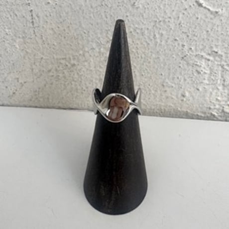 2608RG0822  / Wave volume ring（Silver）