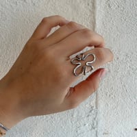 2608RG0823  / Flower Shape ring（Silver）