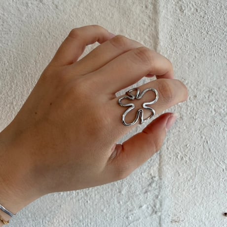 2608RG0823  / Flower Shape ring（Silver）