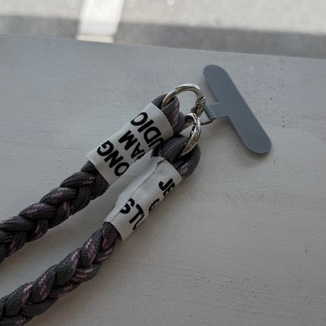 2608GS074(S)/ Multicolored Smartphone Strap (Grey)