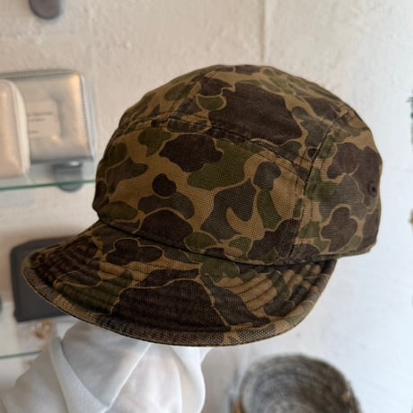 2607HW069(S) / Vintage Wash Camo Cap (Mustard)