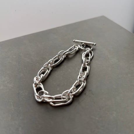 2609BR0154 / Oval link chain bracelet（Silver）