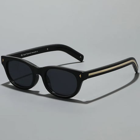 【 Legit Eyewear 】Sunglasses Rokujō (Black/Grey)