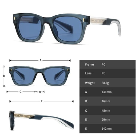 【 Legit Eyewear 】Sunglasses Reizei (Black/Smoke)