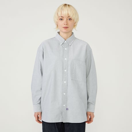 THE NORTH FACE Purple Label Button Down Field Shirt / N25FG060 / パープル レーベル オックスフォード BDシャツ【2026FW】