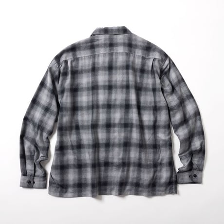 GOLD｜東洋エンタープライズ Super 120's WOOL CHECK OPEN SHIRT /  GL29753 / スーパー120ʼs ウール チェック オープンシャツ  【2026FW】