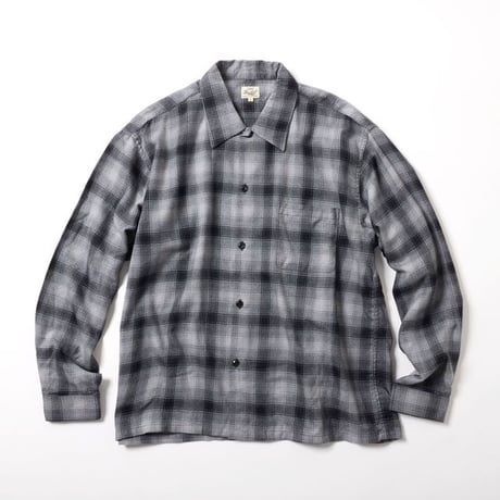 GOLD｜東洋エンタープライズ Super 120's WOOL CHECK OPEN SHIRT /  GL29753 / スーパー120ʼs ウール チェック オープンシャツ  【2026FW】