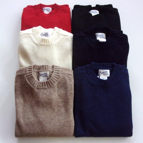 Charpentier de Vaisseau Crew Neck Knit |  シャルパンティエドゥヴェッソ シェットランドウール クルーネック セーター