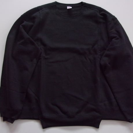 OLDPARK COLLAB CREW SWEAT -Healthknit- BLACK / HR-OLD-03 / オールドパーク コラボ クルースウェット -ヘルスニット- ブラック