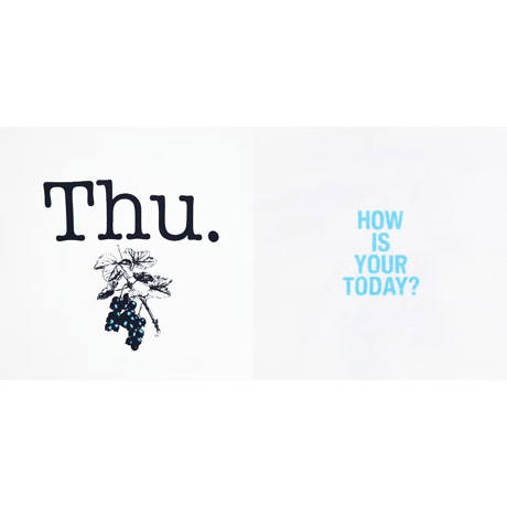 TODAY edition ⅹFTL 7fruit 7days Tee / トゥデイエディション x フルーツオブザルーム ７フルーツ 7ディズTシャツ［Limited］