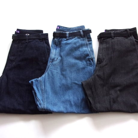 THE NORTH FACE Purple Label Denim Wide Tapered Field Pants / N25FC069 /パープルレーベル ワイドデニム　【2026FW】