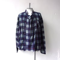 OLD PARK SLEEVE FRONT SHIRT FLANNEL - FREE / OP-590 / OLDPARK オールドパーク スリーブフロント シャツ フランネル