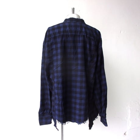 OLD PARK SLEEVE FRONT SHIRT FLANNEL - FREE / OP-590 / OLDPARK オールドパーク スリーブフロント シャツ フランネル