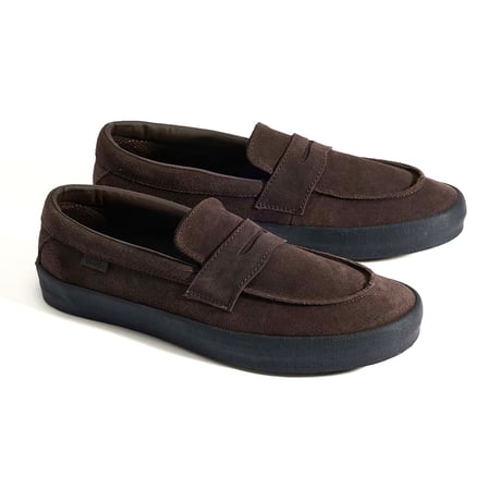 Vans Skate Loafer - Suede - BROWN/BLACK - ヴァンズ(バンズ) スケート ローファー スウェード ブラウン