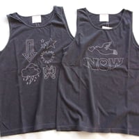 TODAYedition Hippie Drawing TankTop / 26-T-002 / トゥデイ エディション タンクトップ