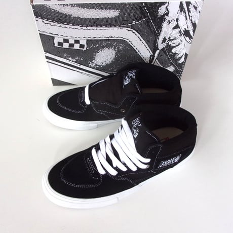 Vans Skate HALF CAB - BLACK/WHITE - ヴァンズ（バンズ） スケート ハーフキャブ ブラック/ホワイト
