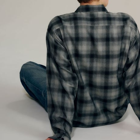 GOLD｜東洋エンタープライズ Super 120's WOOL CHECK OPEN SHIRT /  GL29753 / スーパー120ʼs ウール チェック オープンシャツ  【2026FW】