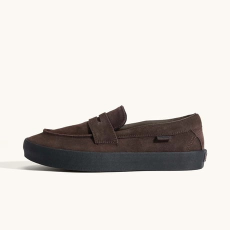Vans Skate Loafer - Suede - BROWN/BLACK - ヴァンズ(バンズ) スケート ローファー スウェード ブラウン