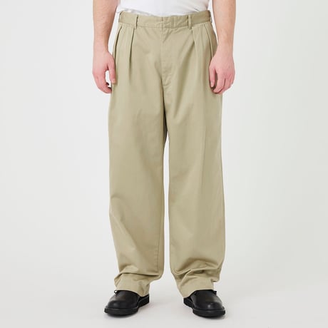 nanamica Double Pleat Chino Pants / S24FC054 / ナナミカ　ダブルプリーツ　チノパンツ 【2026FW】