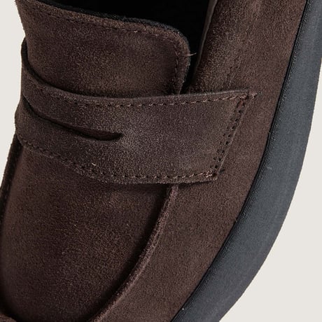 Vans Skate Loafer - Suede - BROWN/BLACK - ヴァンズ(バンズ) スケート ローファー スウェード ブラウン