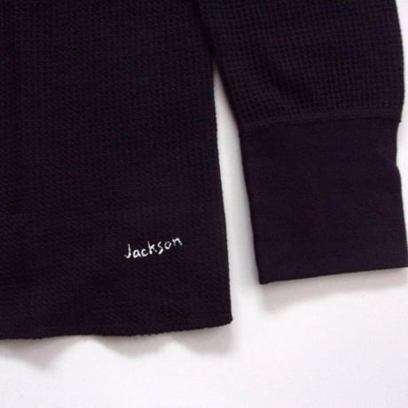 JACKSON MATISSE FRUIT OF THE LOOM×JM ワッフルヘンリ－ネック ロンTee / ジャクソンマテイスxフルーツオブザルーム ワッフルヘンリー ロンT