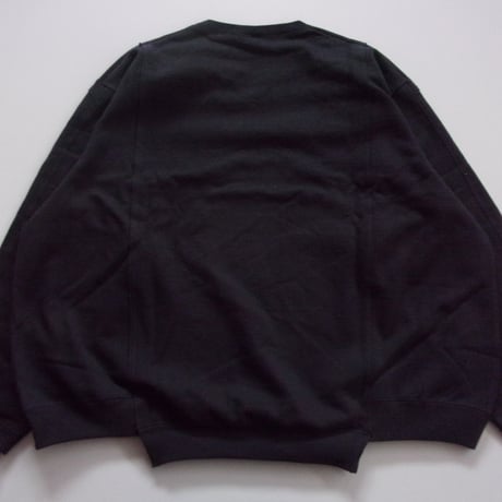 OLDPARK COLLAB CREW SWEAT -Healthknit- BLACK / HR-OLD-03 / オールドパーク コラボ クルースウェット -ヘルスニット- ブラック