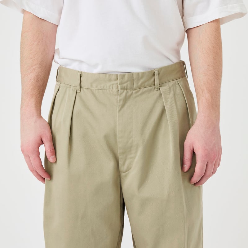 パンツ Double Pleat Chino Pants 34 S24FC054 nanamica Double Pleat Chino Pants / S24FC054 /