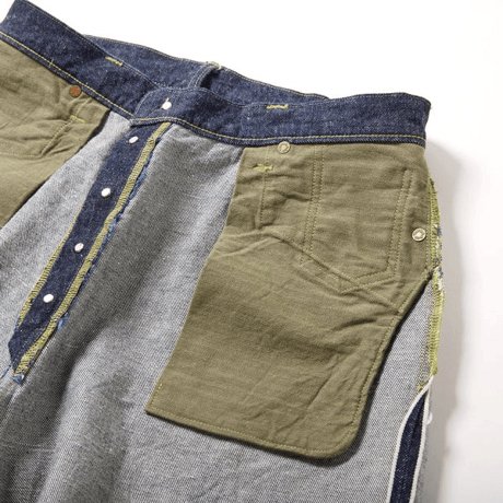 GOLD｜東洋エンタープライズ RECYCLED WASTE SUVIN COTTON YARN 14oz. DENIM 5POCKET WIDE PANTS WWⅡ MODEL / 大戦モデル