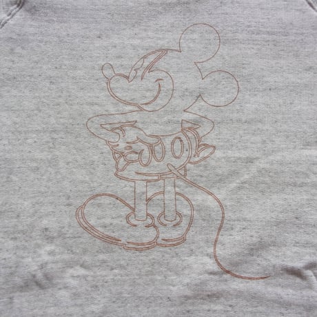 JACKSON MATISSE × UNDYED MickeyMouse Crew Sweat / Outline ver / ジャクソンマテイスxアンダイド ミッキーマウス スウェット アウトライン