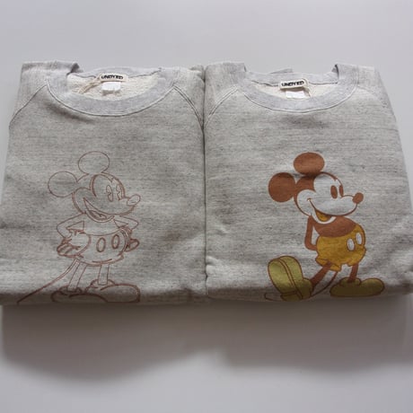 JACKSON MATISSE × UNDYED MickeyMouse Crew Sweat / Color ver. / ジャクソンマテイスxアンダイド ミッキーマウス クルースウェット カラー