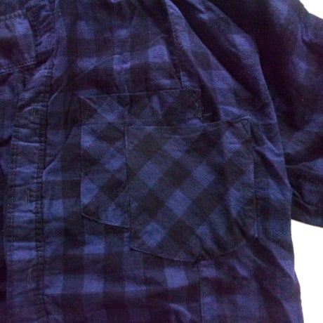 OLD PARK SLEEVE FRONT SHIRT FLANNEL - FREE / OP-590 / OLDPARK オールドパーク スリーブフロント シャツ フランネル
