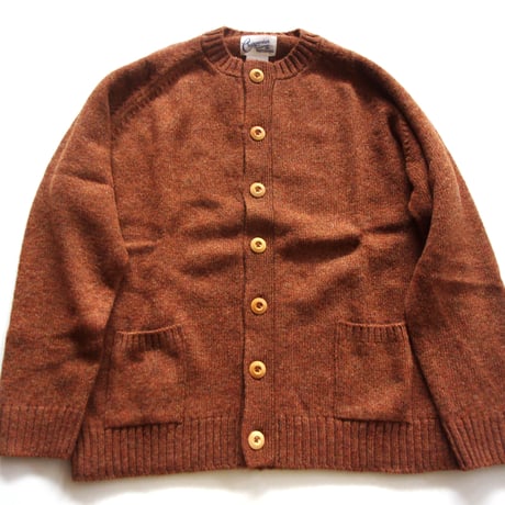 Charpentier de Vaisseau  Crew Neck Knit Cardigan | シャルパンティエドゥヴェッソ シェットランドウール カーディガン