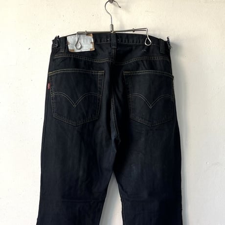 OLD PARK SWAPPED JEANS - BLACK - sizeL ① / OP-593 / OLDPARK オールドパーク スワップト ジーンズ  ブラック Lサイズ ①