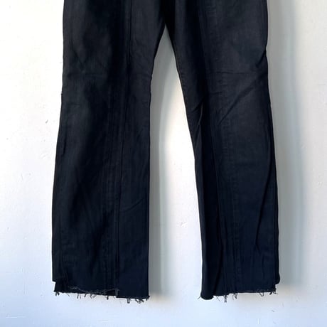 OLD PARK SWAPPED JEANS - BLACK - sizeL ① / OP-593 / OLDPARK オールドパーク スワップト ジーンズ  ブラック Lサイズ ①