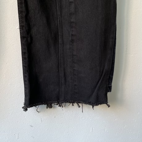 OLD PARK SWAPPED JEANS - BLACK - sizeL ② / OP-593 / OLDPARK オールドパーク スワップト ジーンズ  ブラック Lサイズ  ②