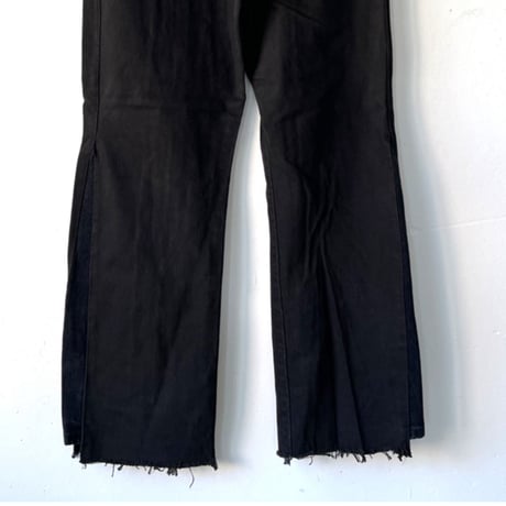 OLD PARK SWAPPED JEANS - BLACK - sizeL ② / OP-593 / OLDPARK オールドパーク スワップト ジーンズ  ブラック Lサイズ  ②