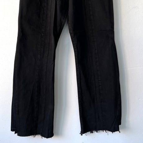 OLD PARK SWAPPED JEANS - BLACK - sizeL ② / OP-593 / OLDPARK オールドパーク スワップト ジーンズ  ブラック Lサイズ  ②