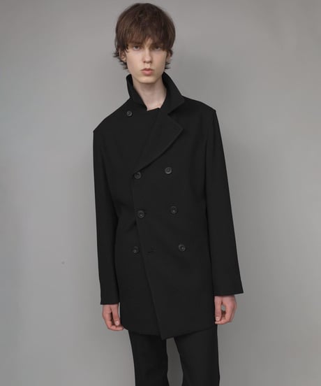 DOUBLE BREASTED TRIXION JACKET/BLACK