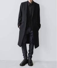 NEW ENGLAND LAMB CHESTERFIELD COAT/BLACK