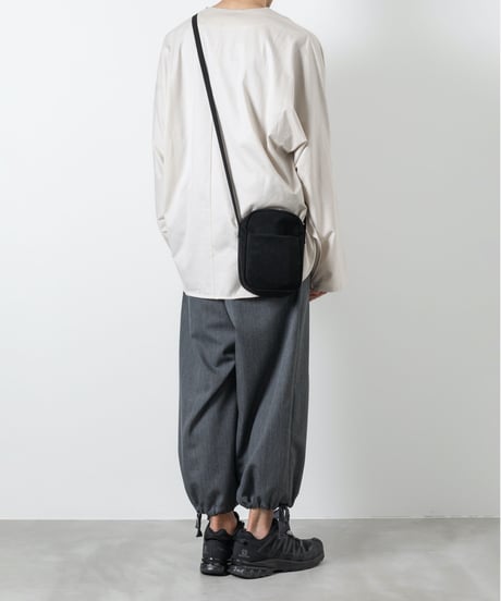 60/2 T-CLOTH DOLMAN SLEEVE T-SHIRT/ GREY-BEIGE