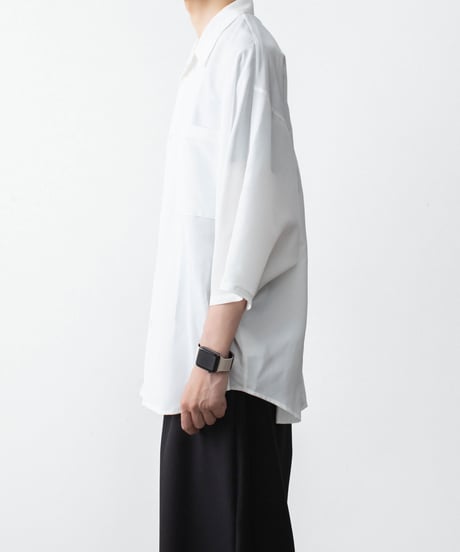 DOLMAN+SET-IN SLEEVE OPEN COLLAR SHIRTS