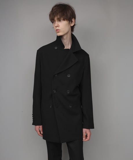 DOUBLE BREASTED TRIXION JACKET/BLACK