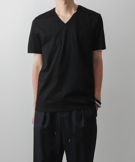 60/2T-CLOTH V-NECK T-SHIRT/BLACK