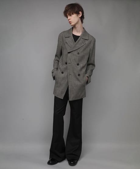 DOUBLE BREASTED TRIXION JACKET/BEIGE